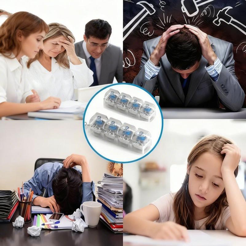 Keyboard Fidget Toy for Adults Fidget Keyboard Clicker Toys with LED Lights Keychain Stress Relief for Anxiety Decompression