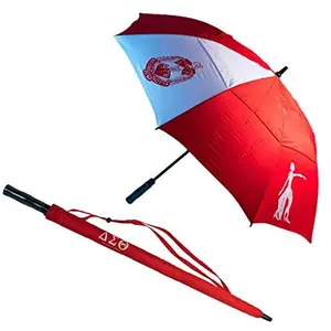 Delta Sigma Theta 30'' Wind Resistant Auto Open Folding Umbrella