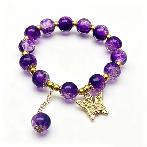 Siren Funny Glass Bracelet Bag---open in live, Inspirational Boho‑Style Handchain, Waterproof Hypoallergenic Stretchy Glass Bead Bracelet, Aesthetic Daily Wear Jewelry Accessory Gift