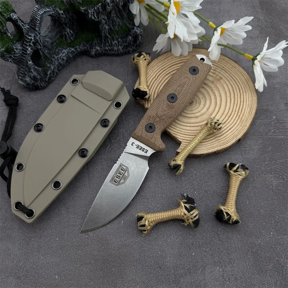 New High-hardness Fixed-blade Knife for Hiking, Camping, and Fishing, Featuring A D2 Blade and G10 Handle. Versatile and Durable Outdoor Tool Camping Fishing Tools for Everyday Fishing, Makes An Excellent Gift, and Is A Great Collector's Item.