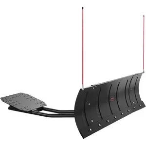 VEVOR Snow Plow Kit, 48in Universal Snow Plow Attachment, Height Left - Right Adjustable, Quick to Detach, Steel ATV Scrape Blade, 3 Mount Options, Efficient Snows Clearing, for Most ATVs UTVsVEVOR Super Brand Day