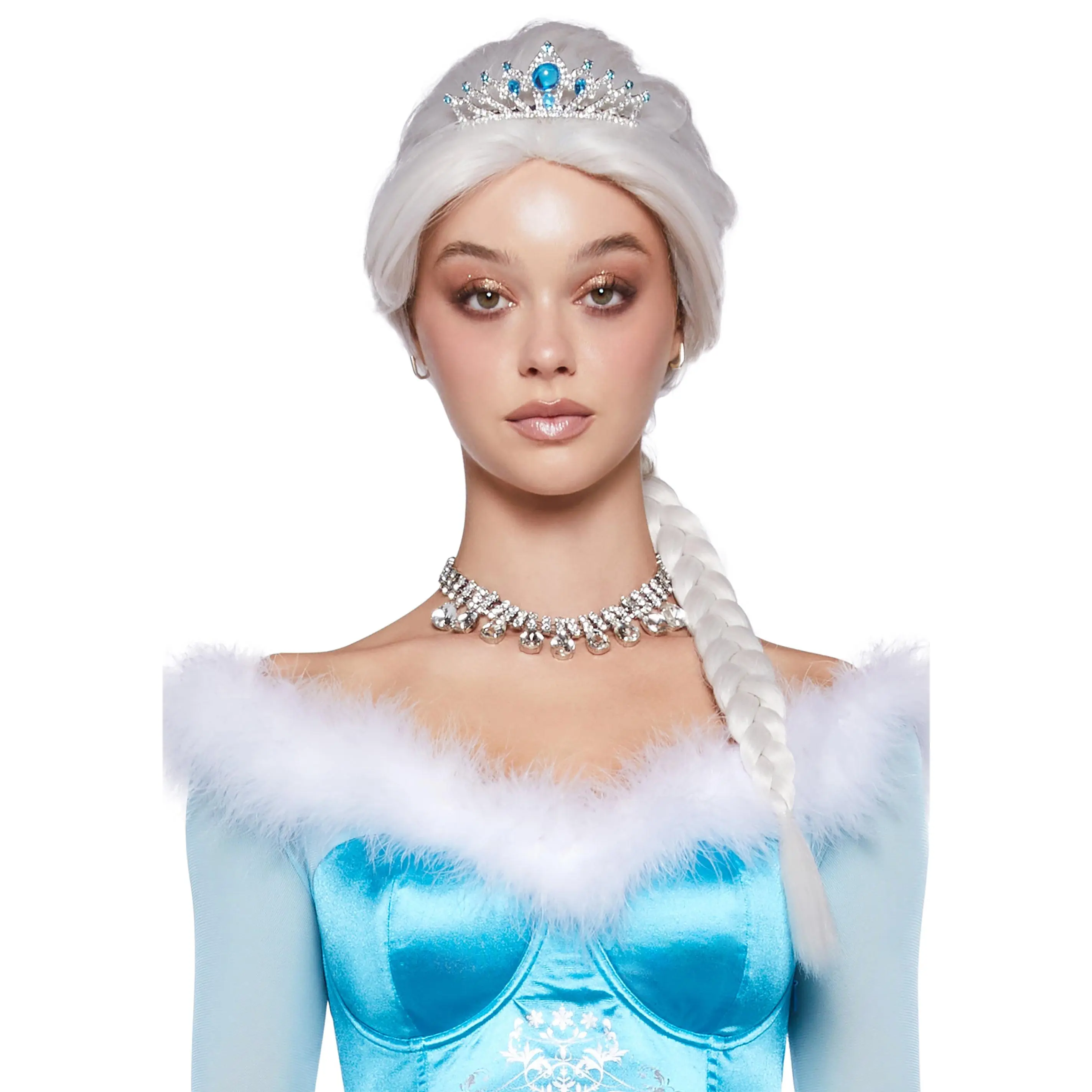 Build A Snowman Braided Wig