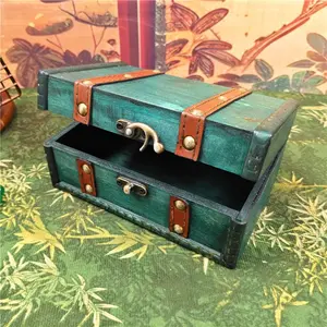 Vintage Storage Box, Ink Organizer, Interior Storage Organizer, Leather Strap Decor, Photo Props, Jewelry Holder, Decorative Home Décor, Item Storage