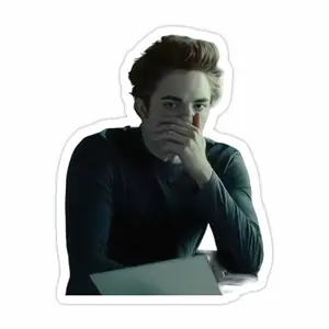 Edward sticker, twilight fan gift Twilight saga Sticker, Waterproof Book Kindle Sticker, lap top water bottle sticker S
