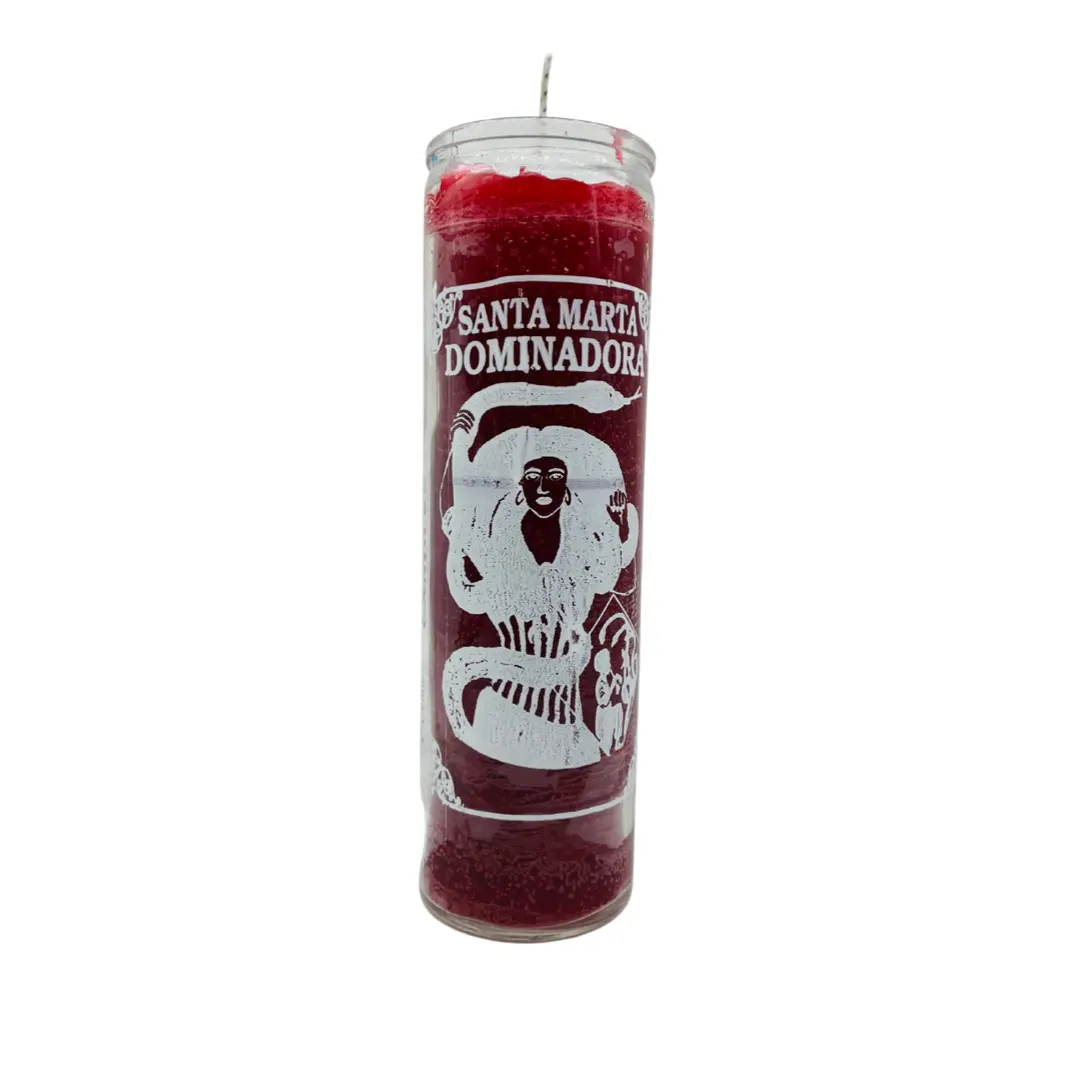 Santa Marta Dominadora Veladora Roja / Red Candle
