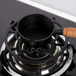1pc 7.17in Gas Stove Holder - Anti-Slip Pot Holder for Small Milk Pots, Durable Heat-Resistant Kitchen Accessory with Secure Grip, Fits Stovetop Burners