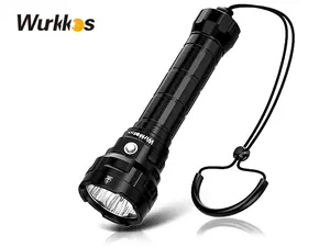 WURKKOS DL70 Dive Light Scuba Diving - 13000lm Super Bright Dive Flashlight 150m IPX8 Waterproof Torch LED Submarine Flashlight - Underwater Flashlight for Diving 4 Mode for Underwater Activity