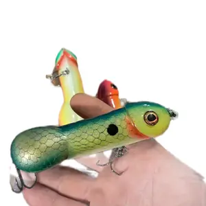 Blue Ball Bloody Gill Topwater Lure - Colorful Design and Feature as Described