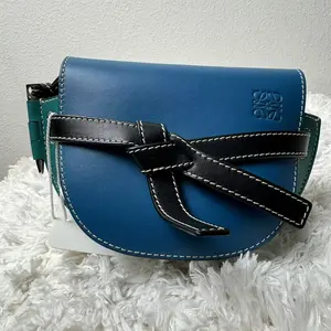 Pre-owned Loewe Lambskin Crossbody Bags Gate Mini Crossbody Bag
