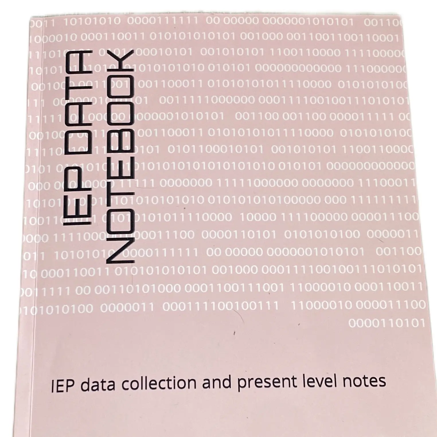 IEP data notebook