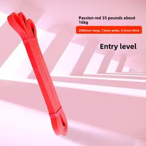 Functional Yoga Resistance Band with Pull-Up Assist Ring, Strength Training & Stretch Tool for Fitness Workouts