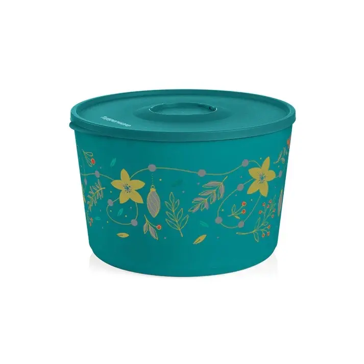 Tupperware Holiday Holly Serving Bowl | Food Storage | 28-Cup / 6.6 L
