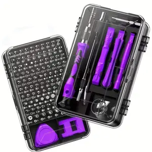 Electronic Device Magnetic Repair Tool Set 117 Pieces, Precision Screwdriver, Portable Storage Box, Suitable for Computer, iPhone, Laptop, Ps4, Watch, Glasses