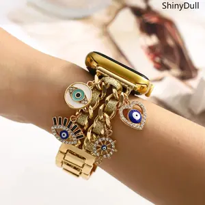 Luxury Metal Apple Watch Band – Stylish Bracelet for Women (40–49mm, Series 3–9 & SE / Ultra)