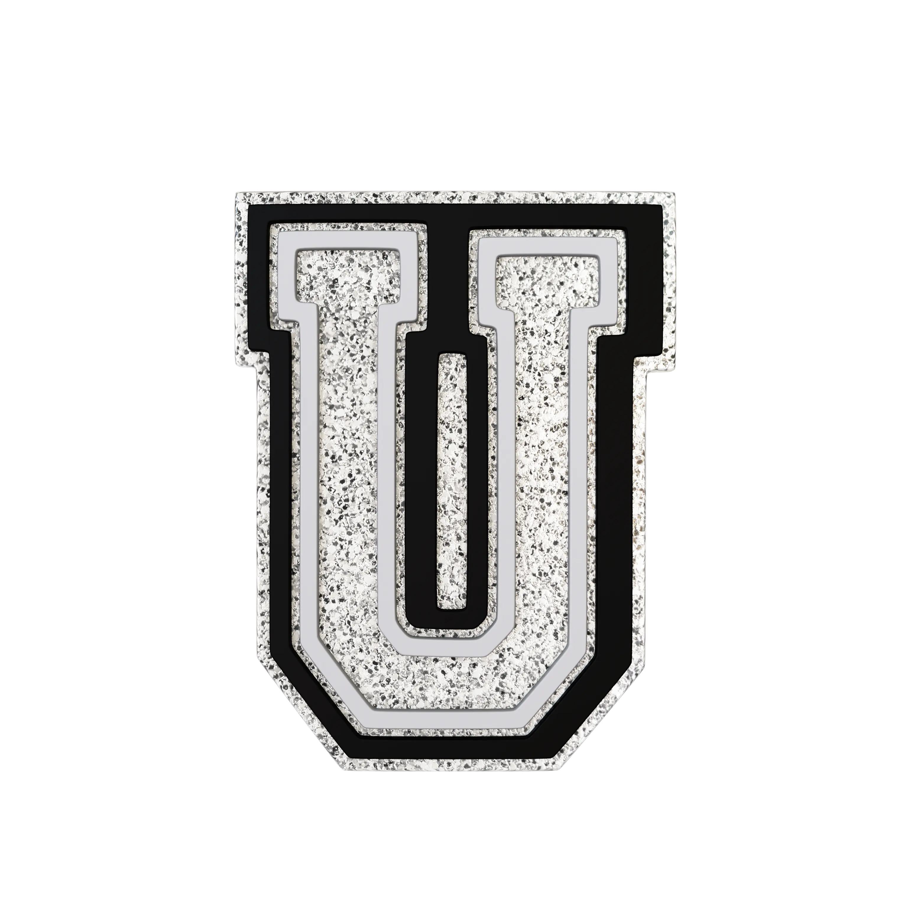 Silver Letter U
