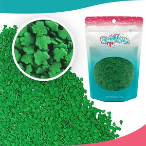 Plenty o' Luck –  St. Patrick's Day Green Shamrock Sprinkles  – Available in 4 oz, 8 oz, and 12 oz Bags