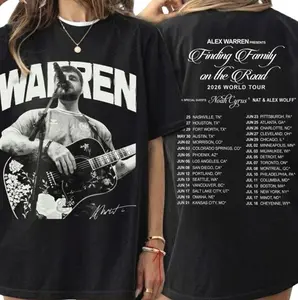 Alex Warren Eras Tour 2026 Vintage Shirt, Indie Music Aesthetic Unisex Fan Gift EUW D7M SYQ 15F