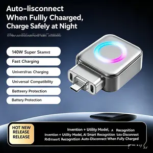 Full Charge Automatic Separator with Ai Recognition, Auto Power off for Type-C Devices, Phone Tablet Power Bank Earphone Adapter