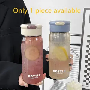 Simple Tea Water Separator Cup, High Aesthetic Handheld Cup with Tea Filter, Style Summer Portable Cup, Trendy Beverage Container, Water Bottles