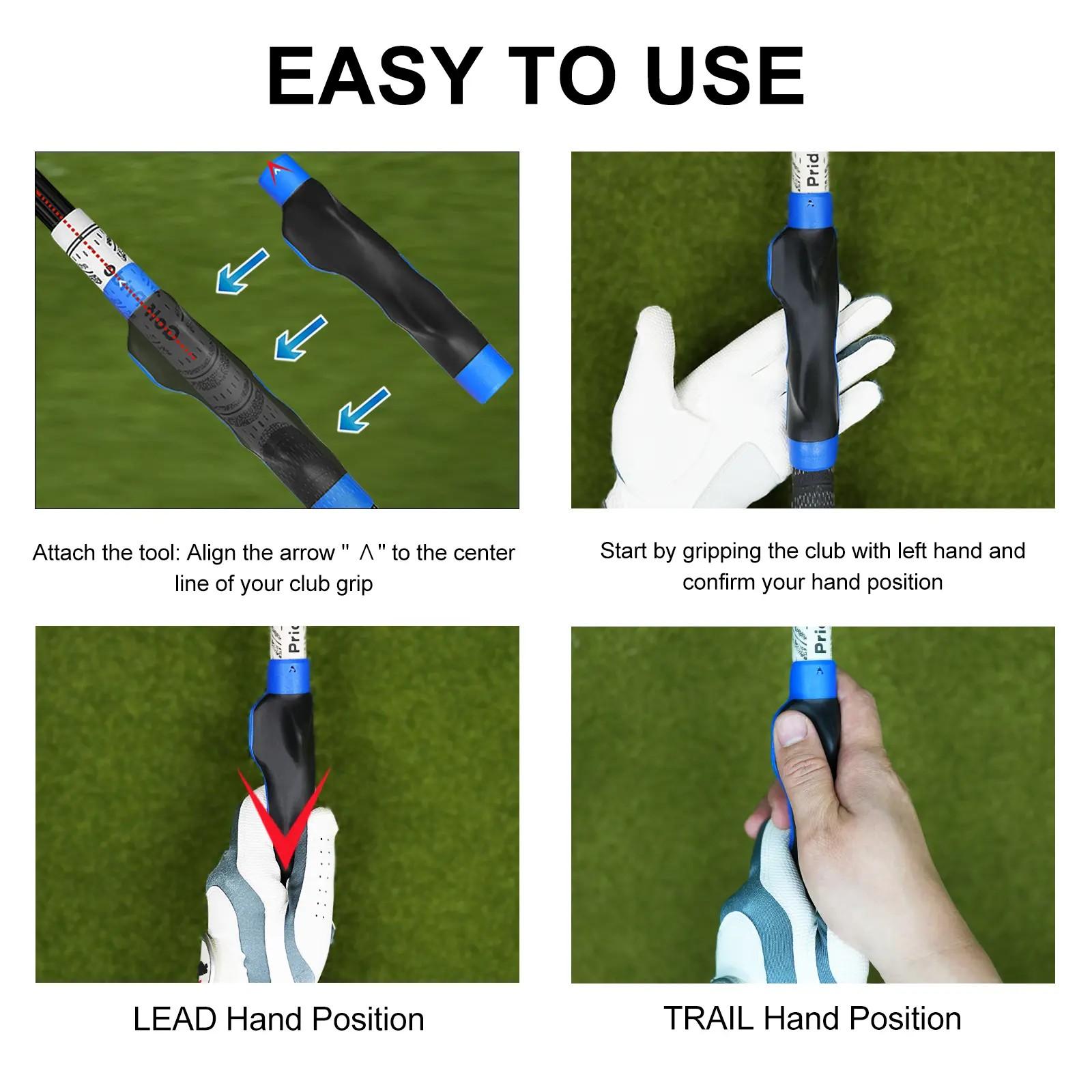 Golf Grip Trainer, Golf Training Aid, Easy To Carry to the Practice Area, Grip Trainer Club to Help Train Correct Hand Position
