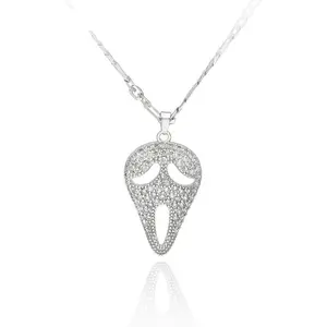 A  Ghost Face Necklace for Women - Perfect for Halloween