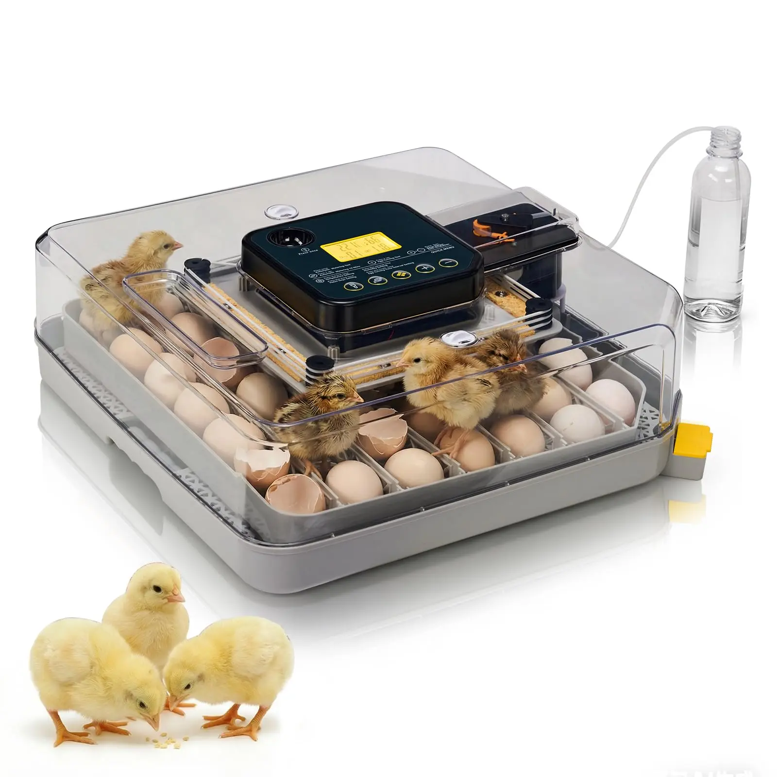 48 Incubators for Hatching Eggs, Egg Incubator with Automatic Egg Turning and Humidity Control, Temp Control, Egg Candler, Auto Water Refilling, Incubator for Chicken Eggs, Duck and Quail Eggs