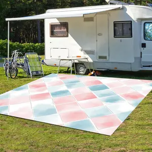Checkerboard Pattern Picnic Mat, Portable Foldable Picnic Blanket, Lightweight Easy To Clean Picnic Mat for Outdoor Camping, Backyard, Picnic