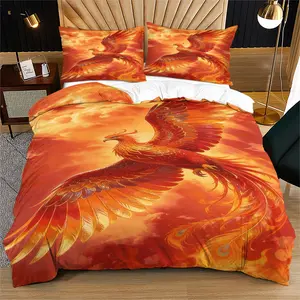 2/3pcs Eagle Theme Duvet Cover Set, Made of High-Quality Fiber with Soft Fabric, Perfect for Bedroom and Dorm Decor, An Ideal Choice for Holiday Gifts. No Filling Included