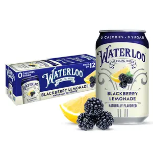 Blackberry Lemonade Naturally Flavored, 12 Fl Oz Cans, Pack of 12 | Zero Calories | Zero Sugar or Artificial Sweeteners | Zero Sodium…