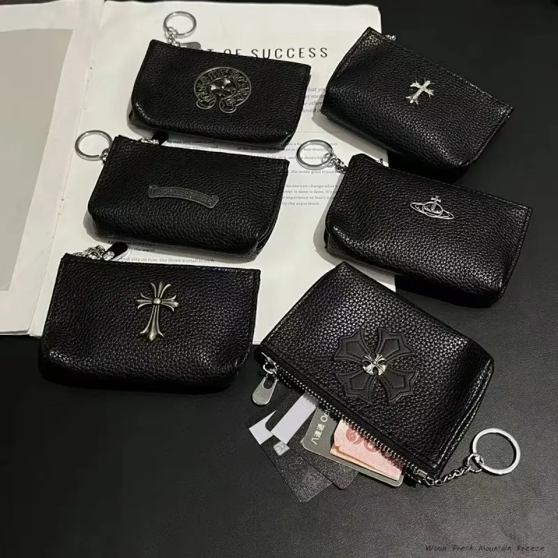 Men's stylish designer short wallet, made of genuine leather, a beautifully crafted card holderwallet