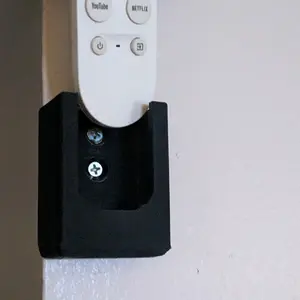 Chromecast 3D remote holder deep pocket. Plastic