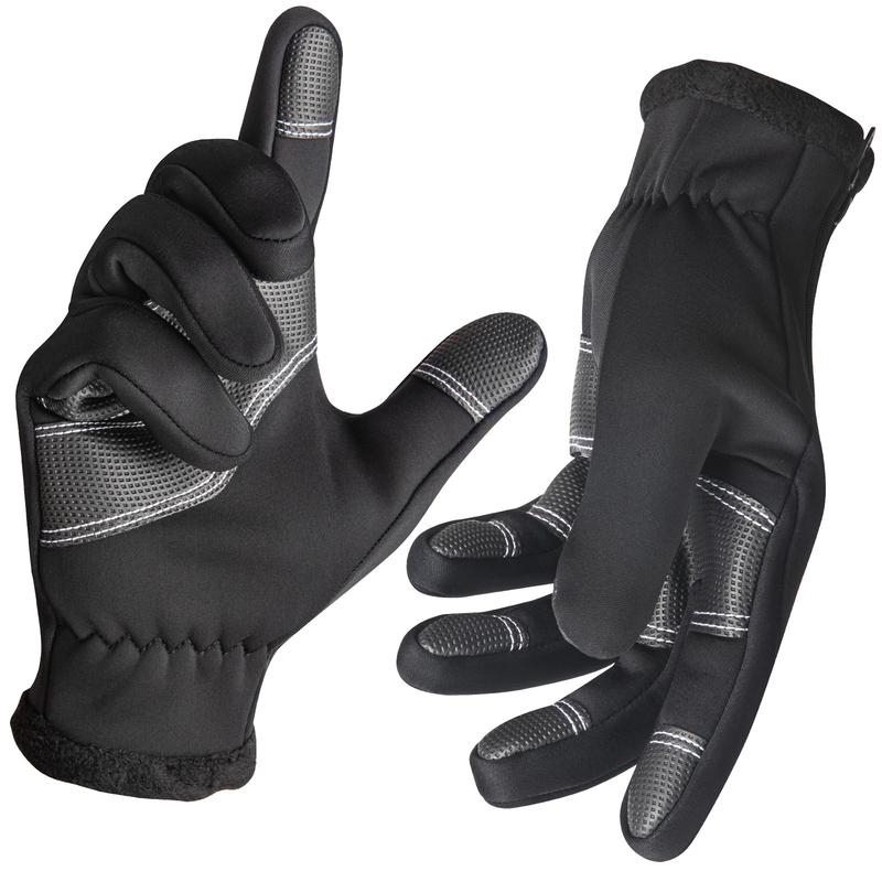 100% Waterproof Winter Gloves -30℉ Warm Windproof All Fingers Touch Screen Gloves for Men Skiing and Outdoor Work