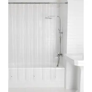 Light Weight PEVA Shower Curtain Liner, 70" x 71" – Clear