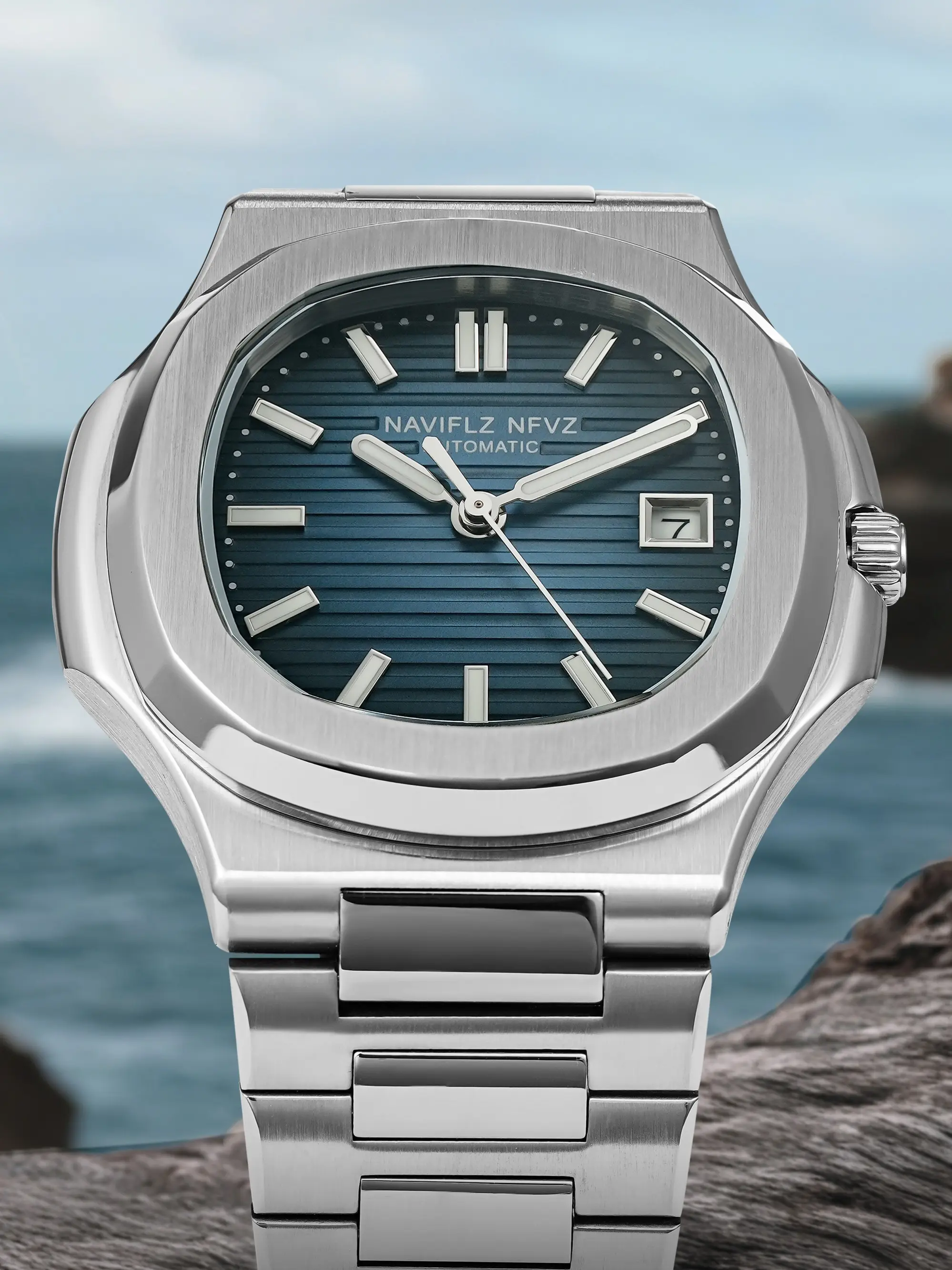 Dropshipping 2025 Hot Selling Products Wristwatches For Men NAVIFLZ NFVZ 5711 Classic Male Sports Watches 50M Waterproof 40MM