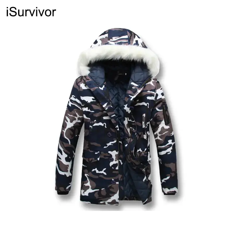 Men Jacket and Coats 2022 Winter Men Jackets Veste Homme Parkas Men's Casual Fashion Hooded Camouflage Jacket Plus Size S-5XL