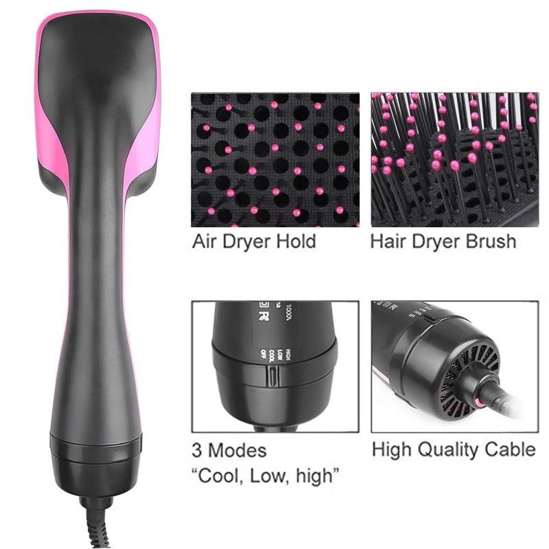 2 in 1 Comfort Comb Design Multifunctional Hair Dryer, Fast Drying Hair Styling Tool, Hairdressing Comb Hot Air Brush, Trending Products, Makeup Products, Back To School, Hair Straightener Comb