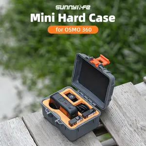 for DJI Osmo 360 Mini Carry Hard shell Case,Grey, Perfect Camera Accessories for Holiday Travel, Outdoor Sport and Campu Photography, All-round Protection | Protect Lens and Screen |  Lightweight Portable & Easy Storage | Ideal Gift for Osmo 360 Users