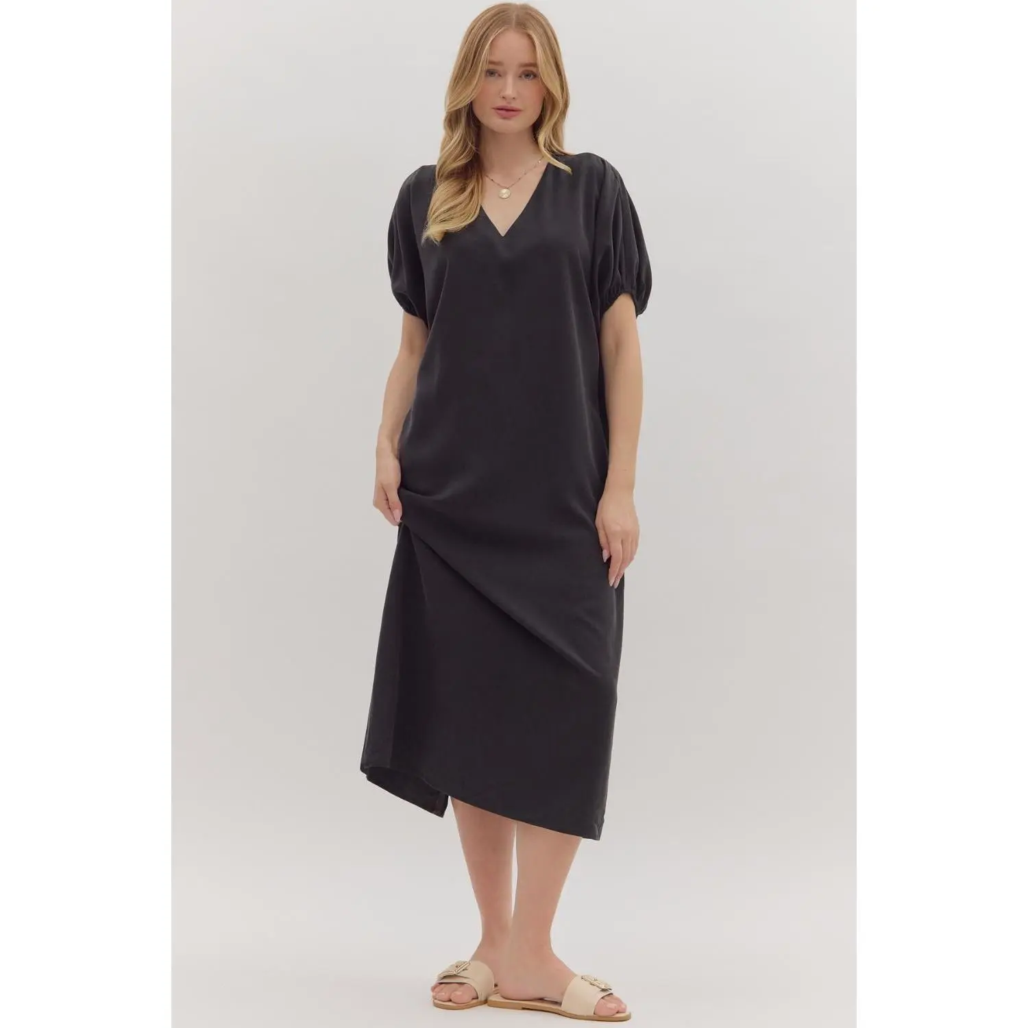 Entro Black Maxi Dress