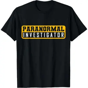 Ghost Hunting Paranormal Investigator T-Shirt Graphic tees