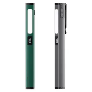Multifunctional work light COB aluminum pen clip light USB rechargeable auto repair work light strong magnetic adsorption flashlight