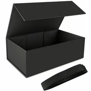 Gift Box in Various Sizes, Magnetic Closure Foldable Rectangle for Weddings, Christmas, Halloween, Valentine's Day, Birthday Gifts, Elegant Gift Box