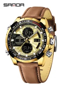 Men's Fashion Digital Watch, Casual Sporty Digital Quartz Wristwatch with Luminous Dial & Alarm Mode, Trendy Multifunctional Watch for Daily Life, Luminous Fashionable Watch