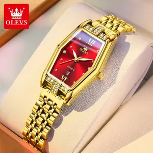 OLEVS Official Genuine Women's Watch Fashion Luxury Elegant Watch High-End Waterproof Luminous Quartz Watch 3699