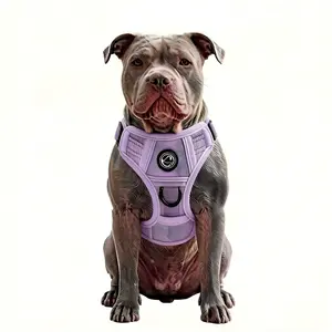Medium to Large Dog Harness, Universal Harness, Breathable Mesh with Durable Nylon Reinforcement, Suitable for All Seasons, Compatible with Any Leash