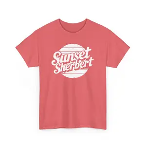 Sunset Sherbert - Unique Cannabis Strain Graphic T-Shirt - 100% US Cotton, Unisex, Multiple Colors & Sizes