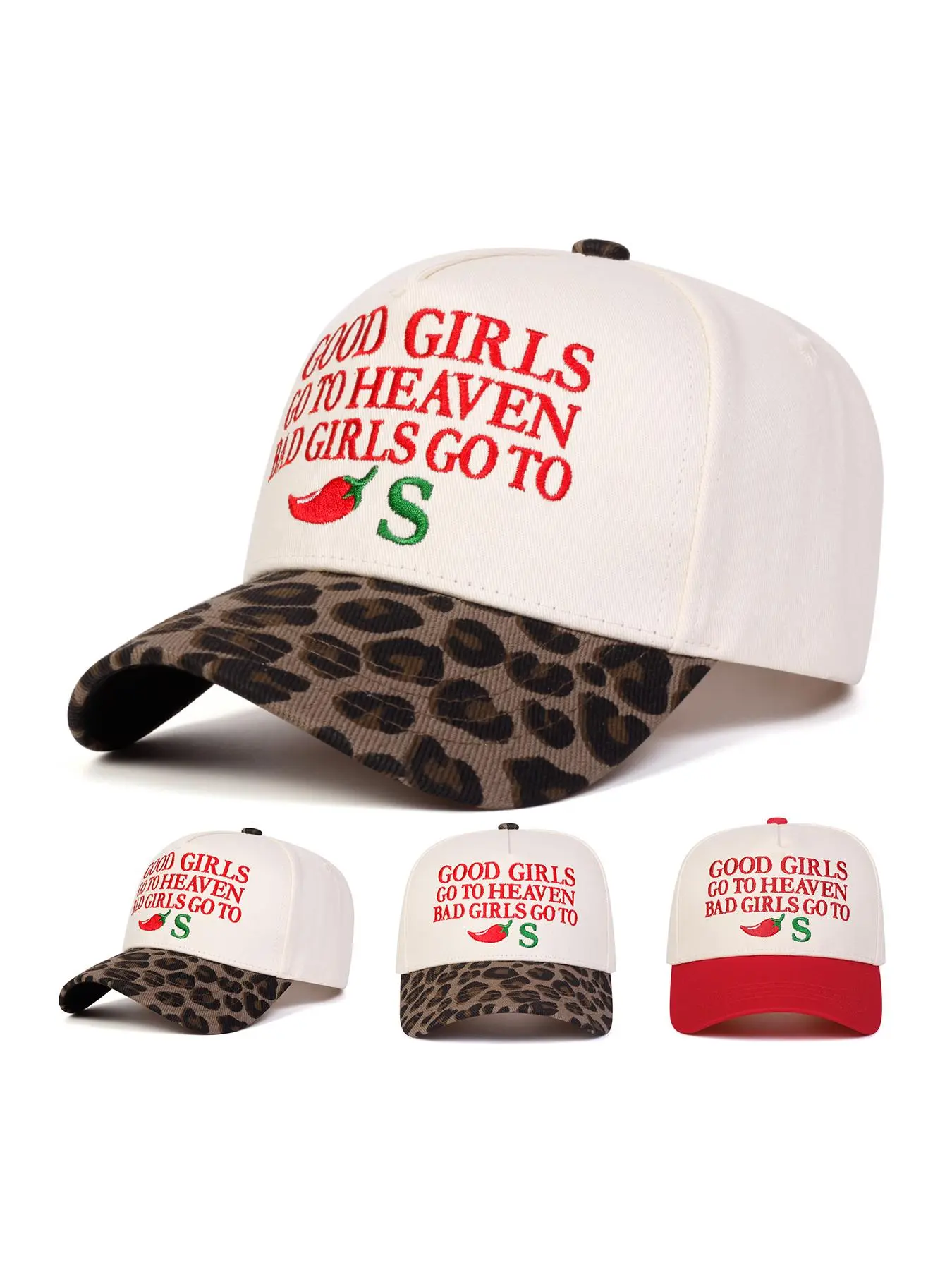 Unisex "Good Girls" Letter Baseball Cap, Adjustable Sun Protection Hat in Casual Woven Fabric, Perfect for Spring and Fall Travel, Beach and Vacation Wear, Adjustable Fashion Snapback Cap, Adjustable Outdoor Cap, Fashionable Hats