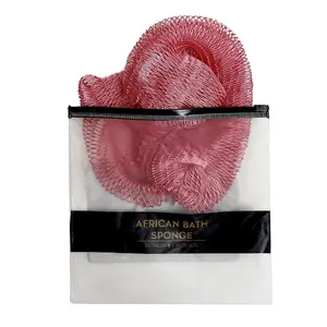 African Exfoliating Net Bath Sponge, Exfoliating Bath Tool for Deep Cleanse, Quick-Drying Beauty & Body Care Bathing Accessory