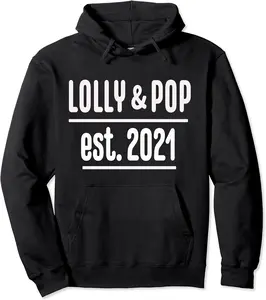 Lolli Lolly Pop Established 2021 Lolly Pops Couples Pullover Hoodie - Taliyaannhun Shop 25B091PSWCX5