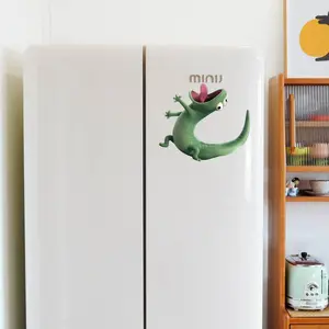 Lizard Meme Fridge Magnet Decor, Funny Reptile Magnetic Sticker for Kitchen Office Locker, Strong Grip Daily Use, Ideal Gift for Humor Lovers