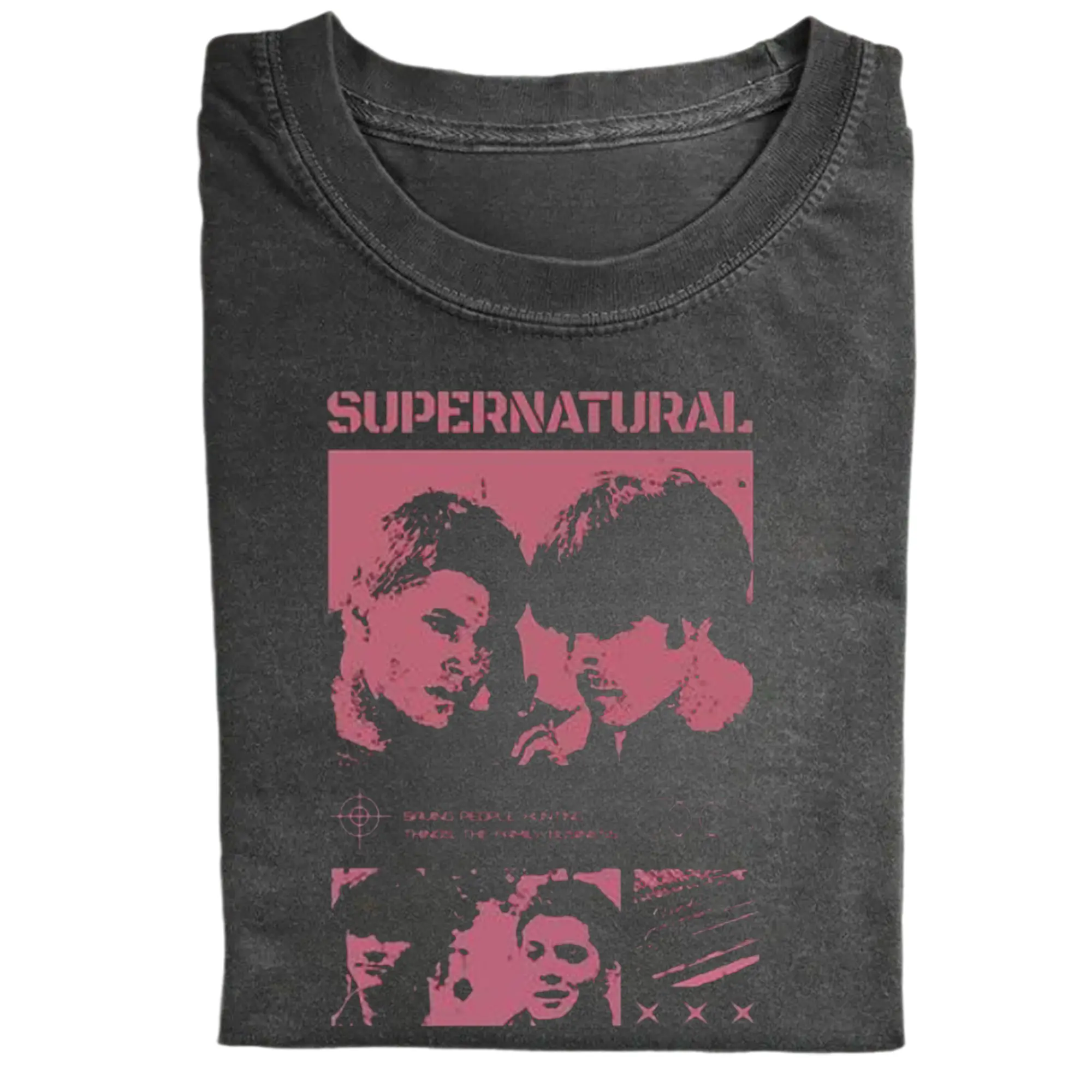 Supernatural Movie Dean Winchester T-Shirt, Vintage TV Show Fan Shirt Gift for Men, Gift for Women, Crew Neck Tee, Trending T-shirt